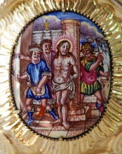 Solid silver gilt antique Augsburg Chalice.